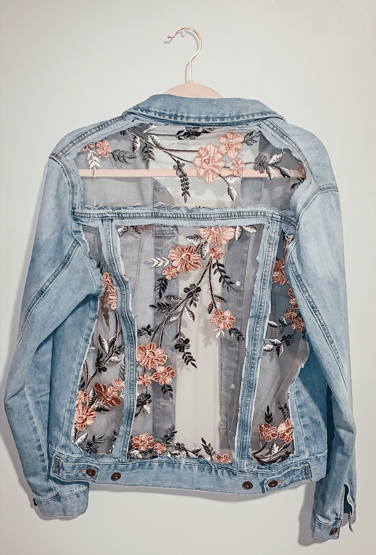 Mesh clearance floral jacket